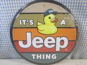 (G-1) Ita A Jeep Thing Tin Sign 11...