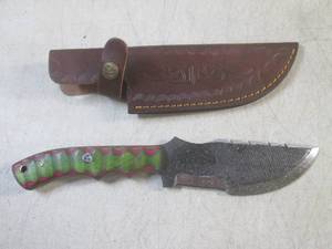 (FS) 10 12 Fixed Blade Knife with...