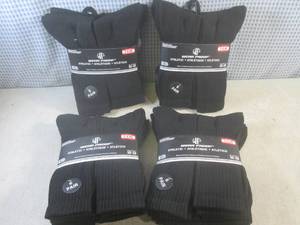 (BSB) 4 - 6-Pair Packs of Mens Cre...
