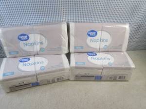 (F-0) 4 - 250-Count Napkins...
