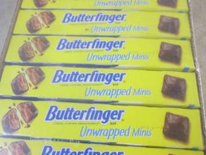 (B-1) 9 Boxes of Butterfinger Unwra...