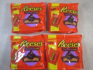 (B-1) 4 Bags of Reeses Chocolate La...