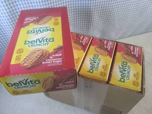 (B-2) 4 Boxes of Belvita Cinnamon B...