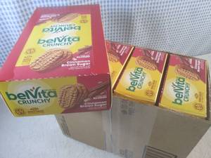 (B-2) 4 Boxes of Belvita Cinnamon B...