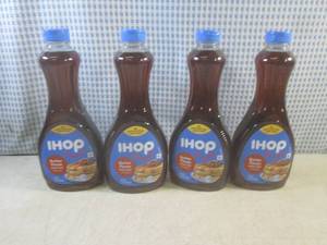 (B-3) 4 Bottles of iHop Butter Peca...