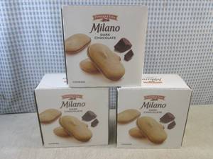 (B-3) 3 Boxes of Milano Dark Chocol...