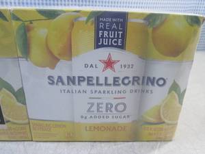(C-1) 24 Cans of Sanpellegrino Lemo...