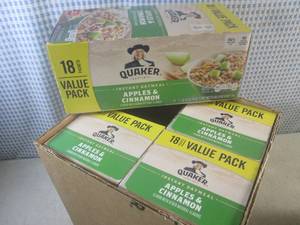 (B-3) 4 - 18-Packet Quaker Apples &...