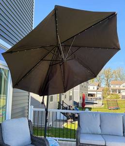 Brown Patio Umbrella 9