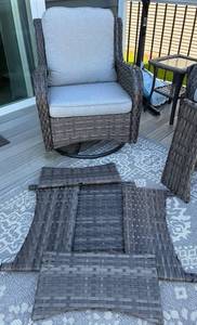 OviOS Glider Chair & Ottoman Set (Lot of 2)