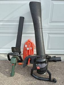 Toro Super Blower Vac & Black & Decker Hedge Hog 22 Mixed Lot With Extension Cord