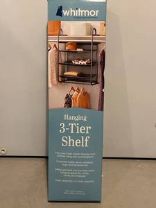Whitmor Hanging 3-tier Shelf - New
