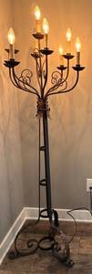 Ornate Candelabra Floor Lamp