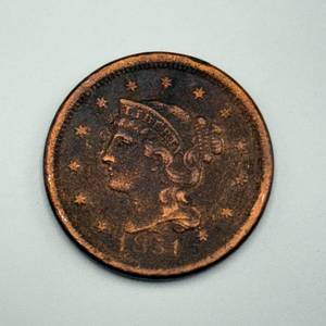 1851 Large Cent