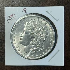 1900 P Morgan Silver Dollar; Higher Grade