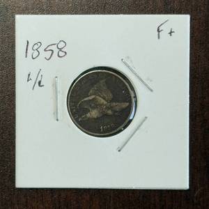 1858 Flying Eagle Cent - Large Letters Variety