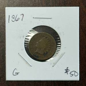 Key Date 1867 Indian Head Cent