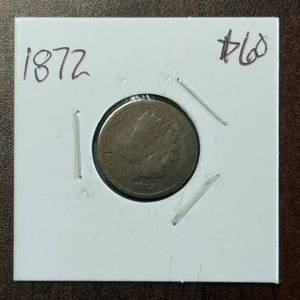 1872 Indian Head Cent