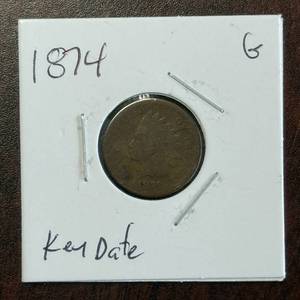 Key Date 1874 Indian Head Cent