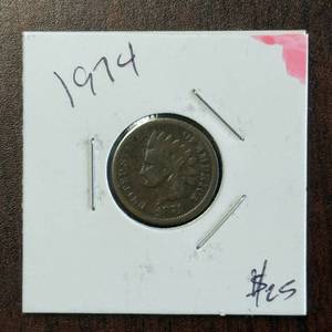 Key Date 1874 Indian Head Cent