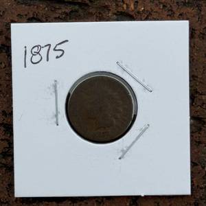 1875 Indian Head Cent