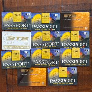 Group of STS Collectible Long-Distance Calling Cards