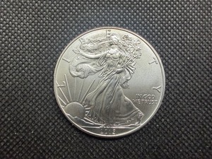 2015 Beautiful Uncirculated 1 Oz. Silver American Eagle