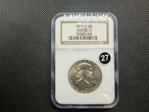 1959-D Franklin Silver Half Dollar  NGC MS65 -  NGC Price Guide Value for an MS65 is $85