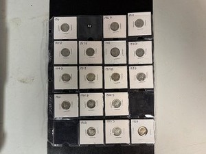 Seventeen High Grade XF-AU Early Date Mercury Dimes 1916 -- 1924 (No 1916-D, 1921, or 1921-D) -  Greysheet Wholesale Value for these coins at XF40 totals $442.20