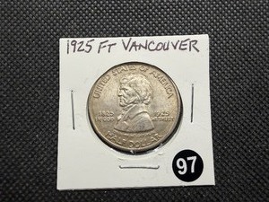 1925 Vancouver Commemorative Silver Half Dollar - Greysheet Wholesale Price for an XF40 is $210