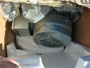 Car Lift Gray Damaged Pump