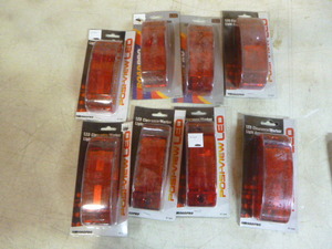 8 Road Pro Red LED ClearanceMarker Light Assemblies