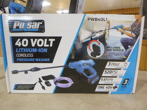 Pulsar 40 Volt Cordless Pressure Washer