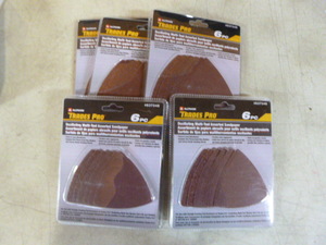 5 Packs Trades Pro Oscillating Multi-Tool Assorted Sandpaper