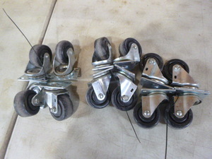 3 Sets of Casters
