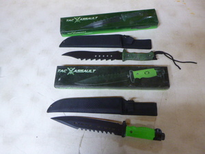 2 TAC Assault Hunting Knives