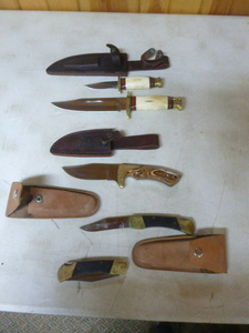 Hunting Knives with Sheathes