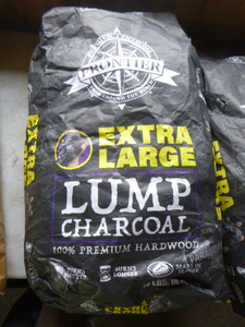 2 Bags of Frontier Extra Large Lump Charcoal