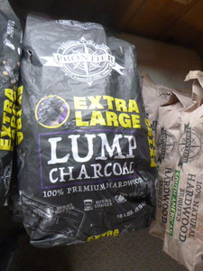 2 Bags of Frontier Extra Large Lump Charcoal