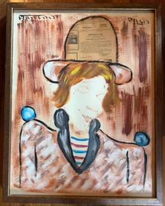 Andres Francois Framed Portrait Painting