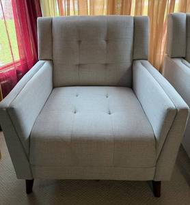 Noble House Upholstered Accent Chair #1
