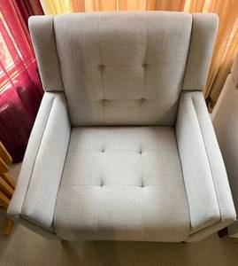 Noble House Upholstered Accent Chair #1