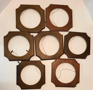 Collectors Plate Frames (Lot of 7)
