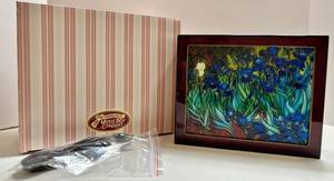 San Francisco Music Box Company Illuminated Van Gogh Iris Flower Music Box