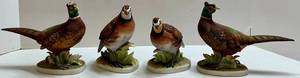 Lefton Pheasant & Bob White Figurines Mixed Lot