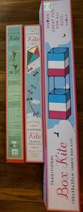 Traditional Diamond & Box Kites (Lot of 3)
