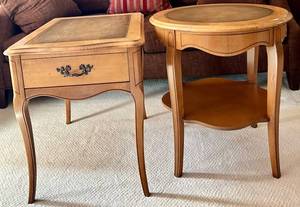 French Style Accent Tables (Lot of 2)
