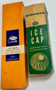 Vintage Davol Ice Bag & B.f. Goodrich Ice Cap Mixed Lot