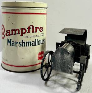 Vintage Campfire Marshmallows Tin & Metal Model Car Mixed Lot