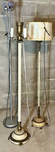 Floor Lamp Set (Lot of 3) - Untested, Sold As-Is